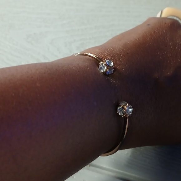 KATE SPADE "LADY MARMALADE" ROSE GOLD OPEN CUFF BANGLE BRACELET - Picture 5 of 5